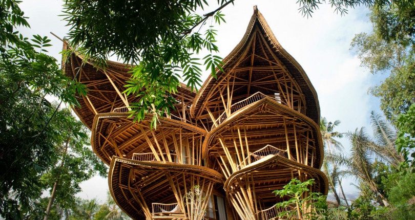 Casas mágicas y artesanales: las casas de bambú