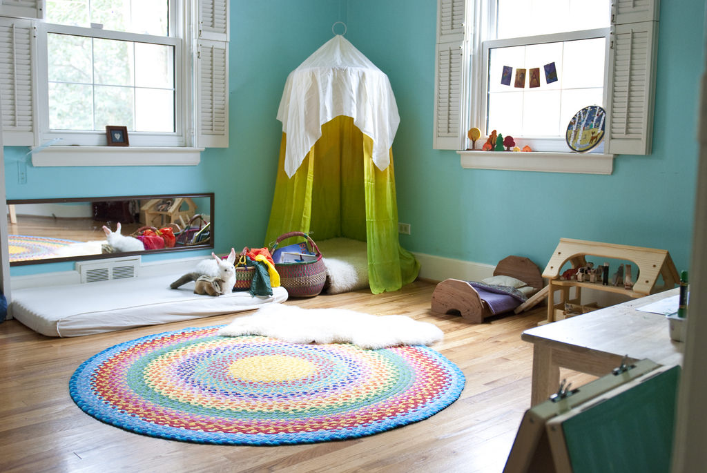 habitación infantil con Método Montessori